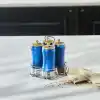 Karaca Blue Berry 5 Parça Cam Baharat Takımı