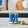 Karaca Blue Berry 5 Parça Cam Baharat Takımı