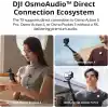 DJI MIC Mini (2Tx + 1 Rx Şarj Kutusu), Ultra Hafif, HQ Ses, 48 Saat Kullanım, Gürültü İptali, Otomatik Limit, Kablosuz Mikrofon, Kamera/Iphone/Android, Vlog, Akış İçin