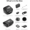 DJI MIC Mini (2Tx + 1 Rx Şarj Kutusu), Ultra Hafif, HQ Ses, 48 Saat Kullanım, Gürültü İptali, Otomatik Limit, Kablosuz Mikrofon, Kamera/Iphone/Android, Vlog, Akış İçin