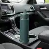 Deconox 650 ml Paslanmaz Çelik Termos Matara - 4 Renk (Krem, Yeşil, Siyah, Mavi) - Sıcak ve Soğuk Tutan Sporcu Suluk ve Ofis Şişesi (YEŞİL)