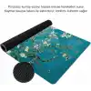 McStorey Van Gogh Desenli Masa Pedi 60x30 cm 3 mm Kaymaz Tabanlı Desk Mat Kumaş Mouse Pad Ofis Home Office İçin Geniş Pürüzsüz Yüzey Açık Yeşil