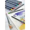 Faber-Castell Goldfaber Sulu Boya Kalemi, 24 Renk, Yüksek Pigment, Canlı Renkler, Su ile Çözünebilir, Dayanıklı Uç