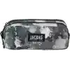 JACBAG DUAL POUCH-İKİ BÖLMELİ KALEMKUTU (Gri Bulut)