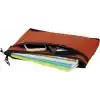 JACBAG Dual Zip Folder -İki Bölmeli Dosya Çanta A4 (Kiremit)