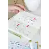 Matt Notebook 2027 Yılı Keten Haftalık Planlayıcı Kareli Cep Ajandası 9x18 cm Ekose