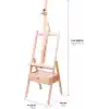 Mont Marte Signature eğimli kutu, zemin ressam sehpası, kayın ağacı, tuvalleri 92 cm yüksekliğe kadar tutar, açı ayarı, sağlam taban, sanat malzemeleri için entegre çekmeceler, sanatçı resim şövalesi.