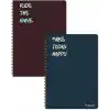 Matt Notebook A5 Spiralli Okul Defteri 80 yaprak 2li Set – Çizgili & Kareli
