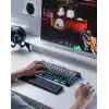 GravaStar Klavye Bilek Desteği, Ergonomik, Kaymaz Tabanlı, PU Deri Yüzeyli Bilek Destek Pedi, Siyah