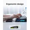 GravaStar Klavye Bilek Desteği, Ergonomik, Kaymaz Tabanlı, PU Deri Yüzeyli Bilek Destek Pedi, Siyah