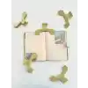 Açık Yeşil Çok Fonksiyonlu Kitap ve Defter Klipsi / Sayfa Tutucu / Journal ve Scrapbook Yardımcısı / Zeytin Yeşili
