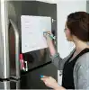 Mıknatıslı Manyetik Magnet Beyaz Tahta 34cm x 49cm Katlanabilir Silinebilir Yazı Tahtası + Kalem