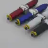 4’ü 1 Arada LED Işıklı Stres Çarklı Stylus Tükenmez Kalem – Telefon Uyumlu, Döner Mekanizma, Mini Çok Fonksiyonlu Kalem (Kırmızı)