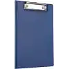 2K A5 KÜÇÜK EBAT Kapaklı Sekreterlik Pvc 100 Yaprak Kapasiteli A5 Clip Board 17,5x24 cm. MAVİ