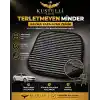 Terletmeyen Kaydırmaz Tekli Minder (Siyah/Beyaz)