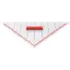 Brate Geometrik Açılı Gönye Cetvel, 32 cm, Beyaz
