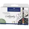Faber-Castell Pitt Kaligrafi Çizim Kalemi Seti 8’li, 2 mm Kesik Uç, Kalıcı Hint Mürekkebi, Solmaya Dayanıklı, 8 Renk