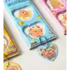 Capybara Spiral Defter - 8 Sayfa Sticker Hediyeli