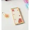 Capybara Spiral Defter - 8 Sayfa Sticker Hediyeli