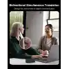 Timekettle X1 AI Interpreter Hub, bağımsız varlık, 40 dilden çift yönlü çeviri yapan kulaklıklar, 20 kişilik çok dilli toplantılar için eşzamanlı çeviri cihazı, ideal için