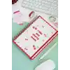 Matt Notebook 2026-2027 A5 Akademik Ajanda Spiralli 15x21 cm - 17 Aylık Kiraz