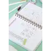 Matt Notebook 2026-2027 A5 Akademik Ajanda Spiralli 15x21 cm - 17 Aylık Kiraz