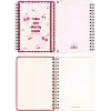 Matt Notebook 2026-2027 A5 Akademik Ajanda Spiralli 15x21 cm - 17 Aylık Kiraz