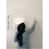 Nota Yazı Tahtası Sol Anahtarlı Ve Nota Çizgili Porteli Akıllı Kağıt Tahta Kalem Hediyeli Beyaz