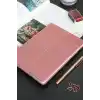 Matt Notebook 2027 Yılı A5 Keten Haftalık Ajanda 15x21 cm - 12 Aylık Pembe