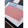 Matt Notebook 2027 Yılı A5 Keten Haftalık Ajanda 15x21 cm - 12 Aylık Pembe