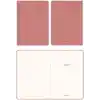 Matt Notebook 2027 Yılı A5 Keten Haftalık Ajanda 15x21 cm - 12 Aylık Pembe