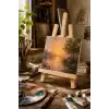 Masaüstü Şövale, Ahşap, Mini Şövale, Üç Ayaklı, Resim Şövalesi, Ressam Sehpası 29x35