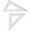 Hatas Teknik Okul Öğrenci Gönye Seti Büyük Boy (32 cm) 30-60-90 ve 45-45-90
