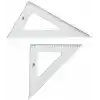 Hatas Teknik Okul Öğrenci Gönye Seti Büyük Boy (32 cm) 30-60-90 ve 45-45-90