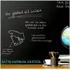 Yazı Tahtası H&f Kara Tahta Yazılabilir Rulo Yazı Tahtası Kendinden Yapışkanlı Silinen Sticker