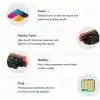 Toner Kartuşu HP 117A Renkli Lazer 150nw MFP 179fnw 178nw 150a 178nwg 179fwg 179 178 150 W2070A W2071A W2072A W2073A Yazıcı ile Uyumlu (Siyah Camgöbeği Sarı Macenta 4 adet paket) (bunl) (bun4 renkte)