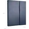 2K Çok Fonksiyonel Evrak Sunum Tanıtım Firma Klasörü Sekreterlik A4 4 Halkalı Ring Binder File 250 Yaprak Kapasiteli 27x33 cm. - Lacivert