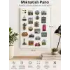 Mıknatıslı Pano, Beyaz Renk, 40x60 Cm, Dekoratif Metal Magnet Panosu