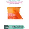 Vagonlife 430ml Sevimli Kulaklı Eğitici Matematik Çevirmeli Oyunlu Pipetli Askılı Kulplu Çocuk Çelik Termos (Yeşil)
