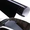 Parlak Siyah Kaplama Folyosu Cam Tavan Görünüm (61 cm x 1 Metre)