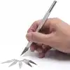 Kretuar Bıçağı + 5 ad.Yedek Bıçak Deri El Aleti