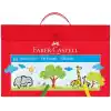 Faber-Castell Çantalı Pastel Boya, 18 Renk, Yumuşak ve Canlı Renkler, Etkili Uygulama, Taşınabilir Plastik Çanta, Eğitici ve Sanatsal Kullanım İçin