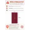 Matt Notebook 9x17 cm Ciltli Ajanda Defter Şeffaf Koruma Kılıfı