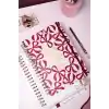 Matt Notebook B5 17x24 cm Spiralli Lastikli Düz, Çizgisiz Tarihsiz Not Defteri Fiyonklar