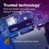 Crucial P3 Plus 1TB PCIe Gen4 3D NAND NVMe M.2 SSD, 5000 MB/sye kadar - CT1000P3PSSD8