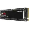 Samsung 990 PRO NVMe M.2 SSD, 4 TB, PCIe 4.0, 7.450 MB/s okuma, 6.900 MB/s yazma, dahili SSD, oyun ve video düzenleme için, MZ-V9P4T0BW