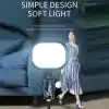 Coverzone Beyaz Sarı Led Aydınlatma Video ve Fotoğraf Çekimi için Sürekli Işık Youtuber Twich Yayın Işığı Ürün Göresel Fotoğraflama Tripodlu Aydınlatma 23cm SY-039 (SY-039)