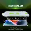 Babilden iPhone 16 Pro/17/17 Pro İle Uyumlu Ekran Koruyucu Hizalama Aparatlı Takılırken Camın Altında Kesinlikle Toz Bırakmayan Darbelere Karşı Ekstra Dayanıklı Temperli Kırılmaz Cam Koruma
