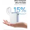 Baseus PicoGo 10.000 mAh 45W Taşınabilir Şarj Cihazı Beyaz