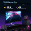 Edifier G1500 MAX 2.1 Bilgisayar Hoparlör Sistemi, Subwoofer Line Out ile 60W Hecate Oyun Hoparlörleri, RGB Işık, Bluetooth 5.3, USB, Type-C, 3.5mm AUX Girişi, Siyah